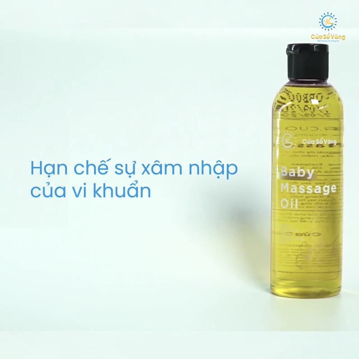 Dầu masage  baby cửa sổ vàng