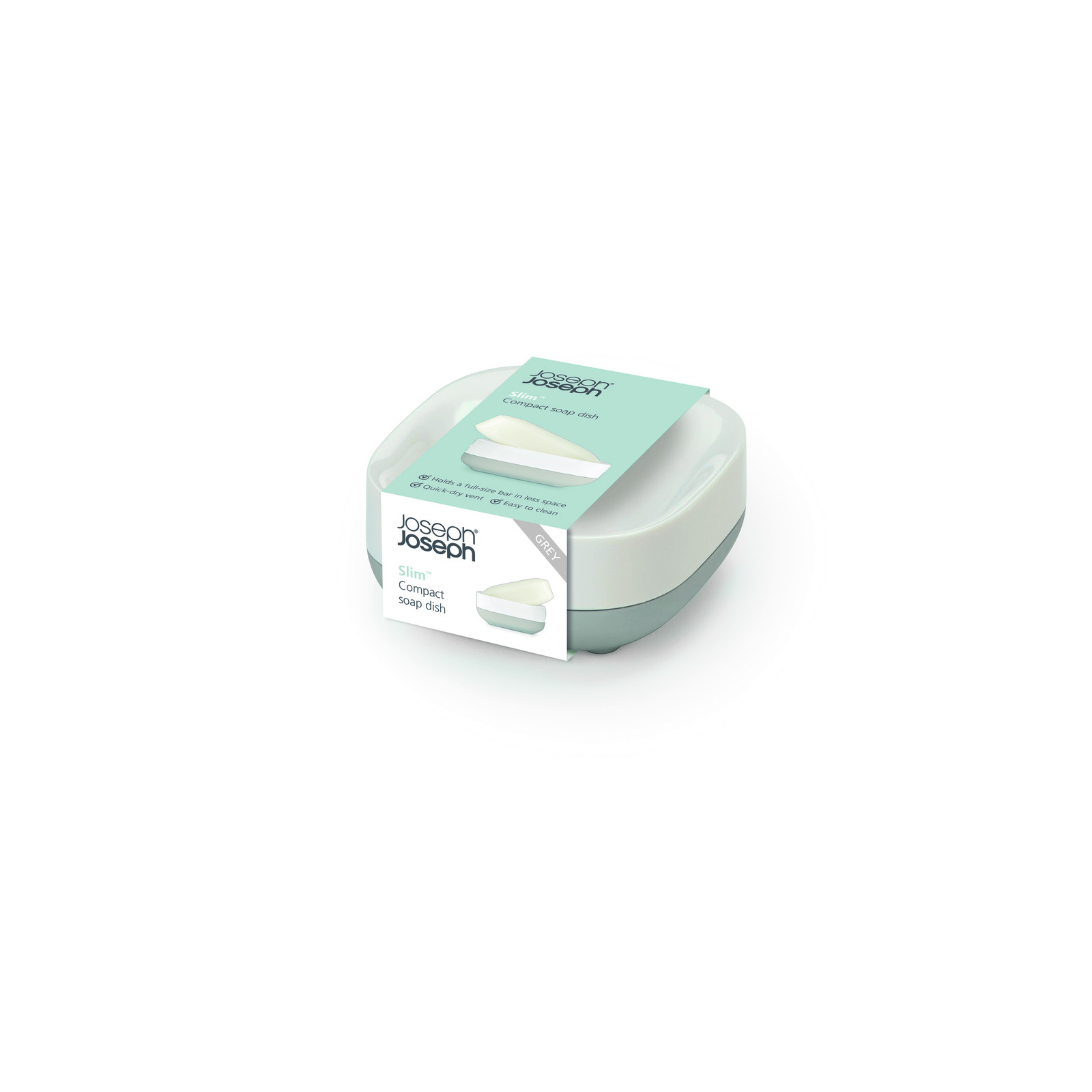Dụng cụ đựng xà phòng Joseph Joseph Slim (trắng) -002508