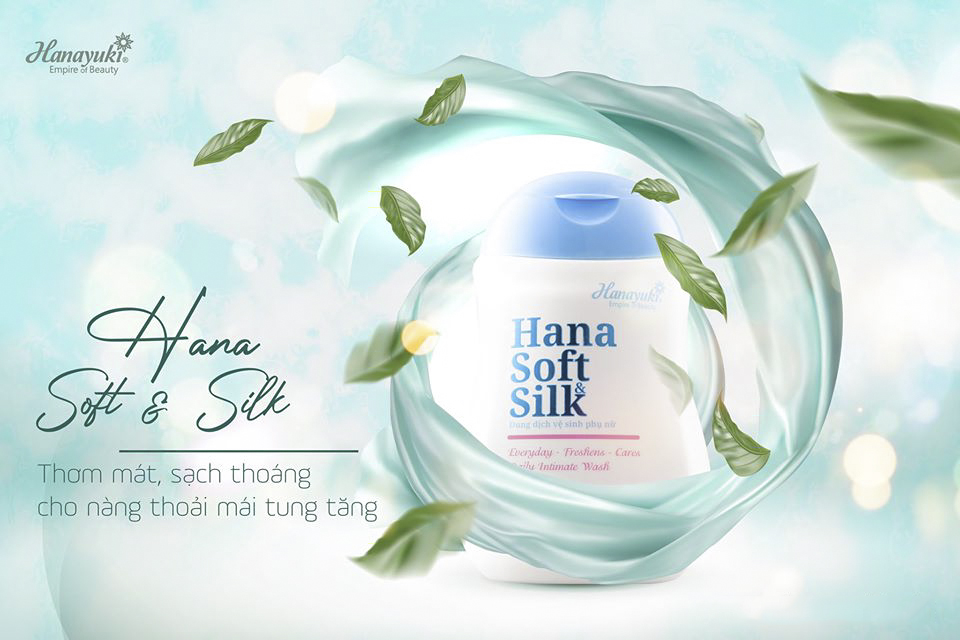 Hana Soft Silk - DDVS -Dung dịch vệ sinh phụ nữ Hanayuki