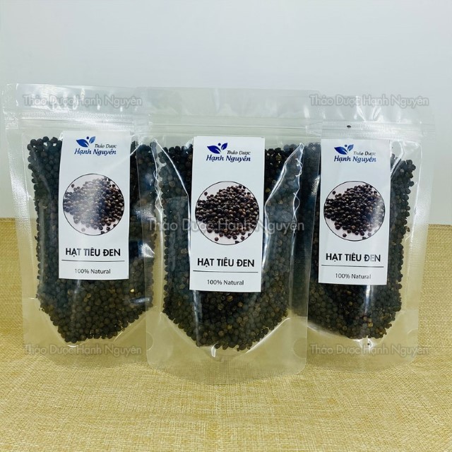 Hạt tiêu đen 100g, tiêu đen khô, nguyên hạt, cay thơm, gia vị nấu ăn, tẩm ướp, pha đồ chấm