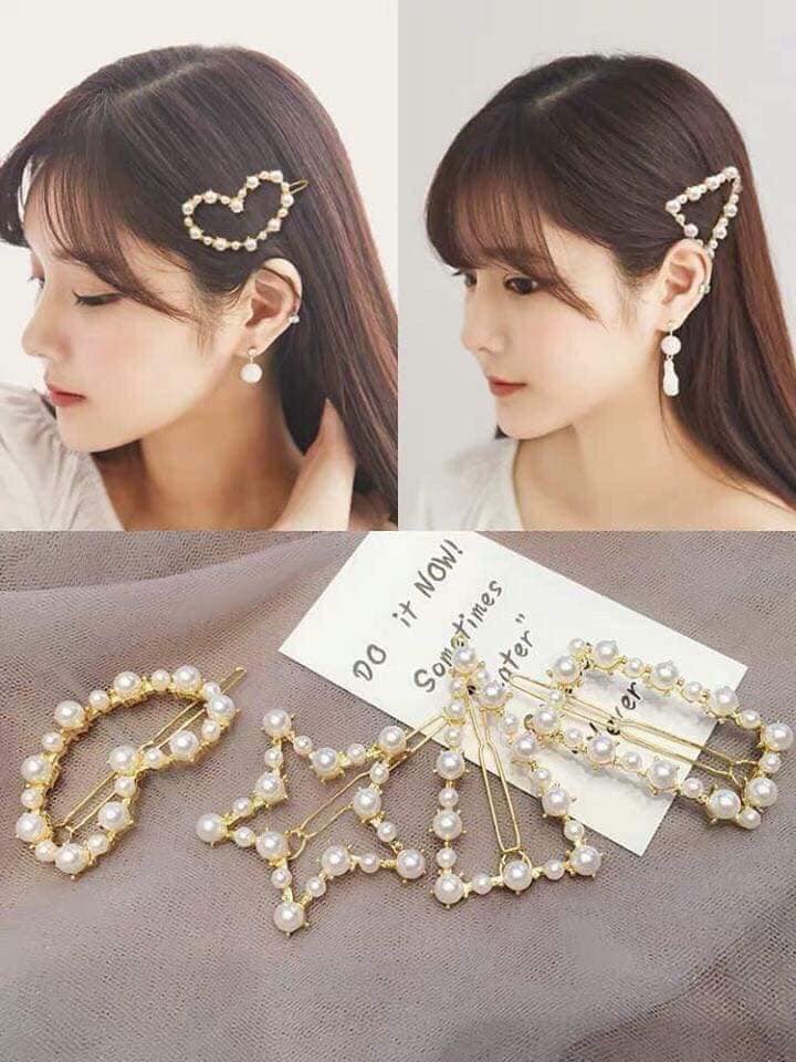 Kẹp tóc - Combo 4 kẹp ngọc trai siêu xinh (SET 4 CÁI)