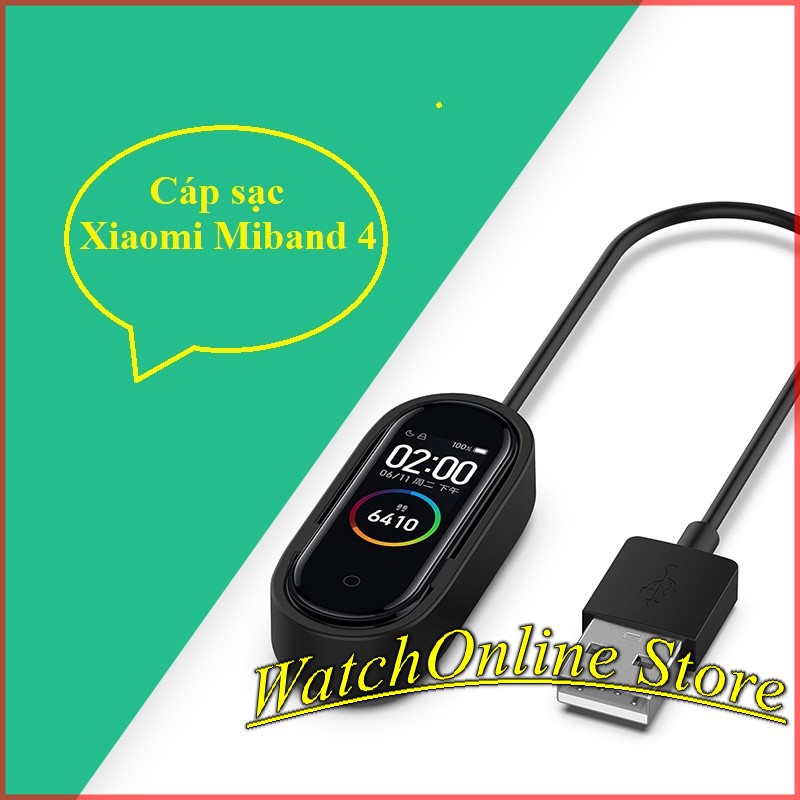 Dây sạc thay thế xiaomi miband 2/3/4/5 - cáp sạc miband 5 mijobs