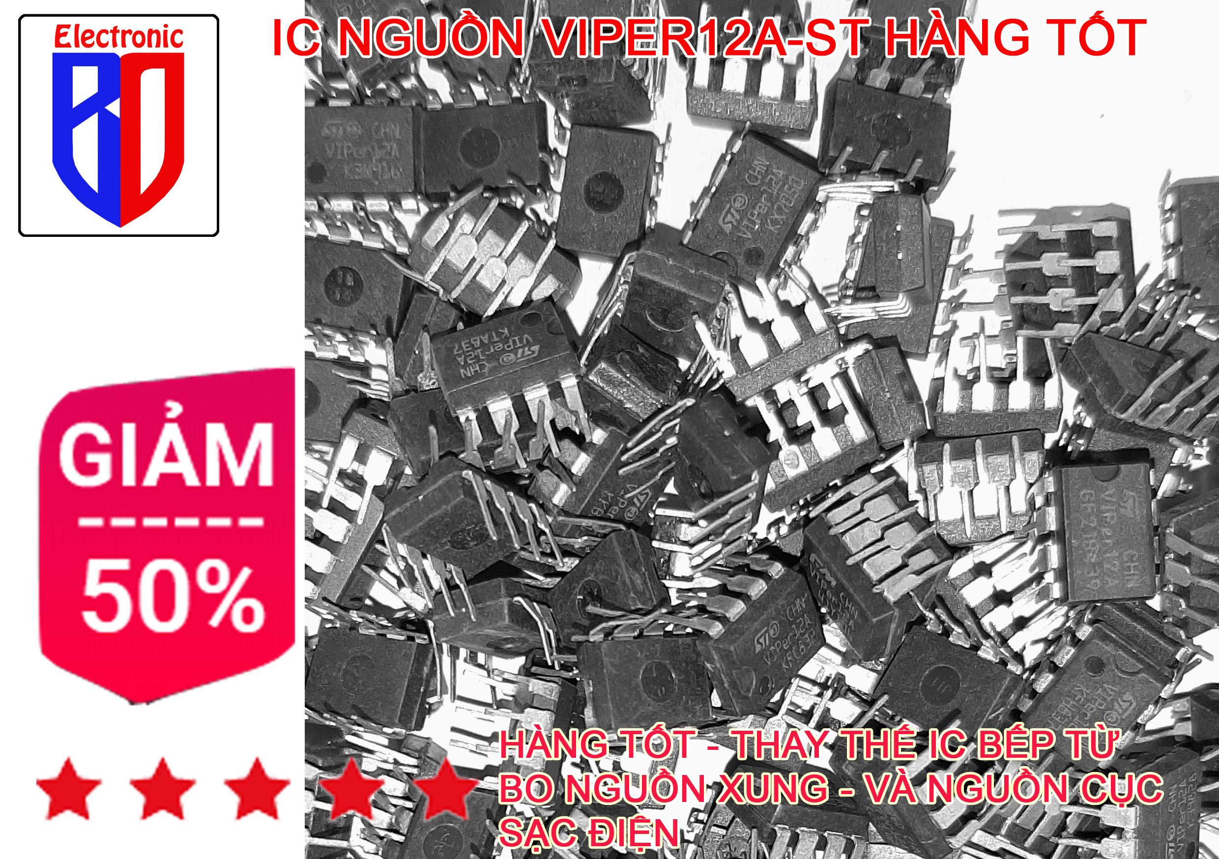 VIPER 22A ST IC NGUỒN - DIP 8  MỚI COMBO 2 CHIẾC ĐIỀU KHIỂN NGUỒN XUNG BẾP TỪ