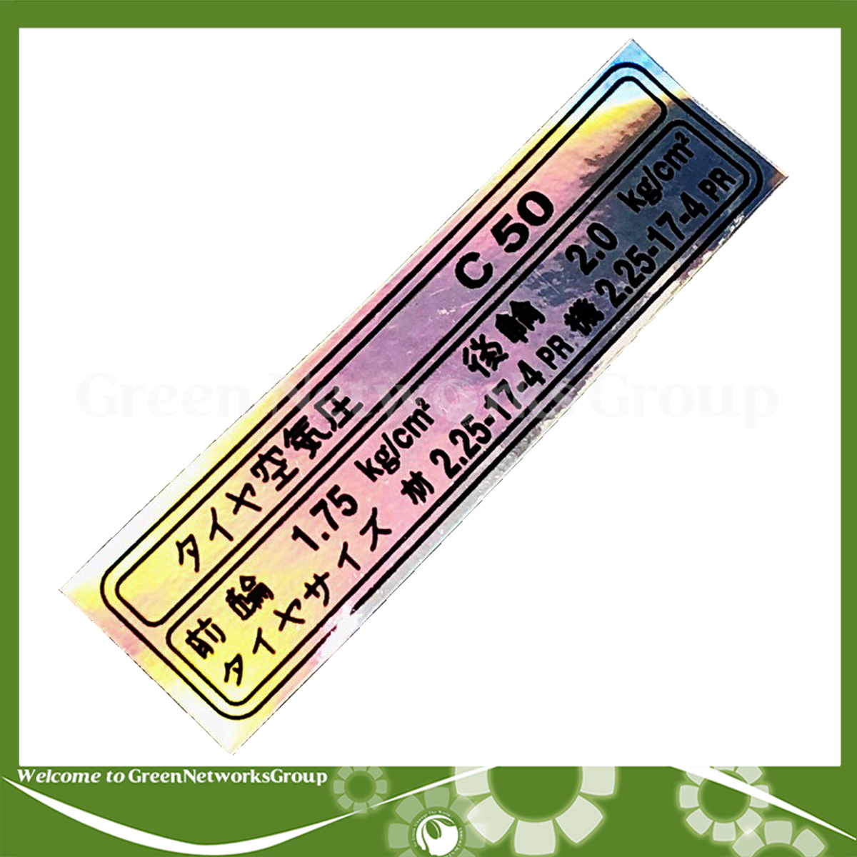 [HCM]Bộ Tem thông số xe Cub 50 Greennetworks