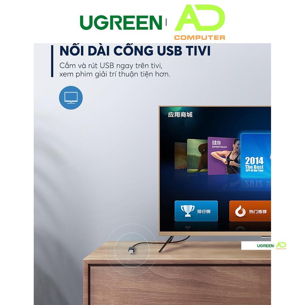 Dây USB 2.0 nối dài UGREEN dùng cho PC, Laptop,book - UGREEN US103