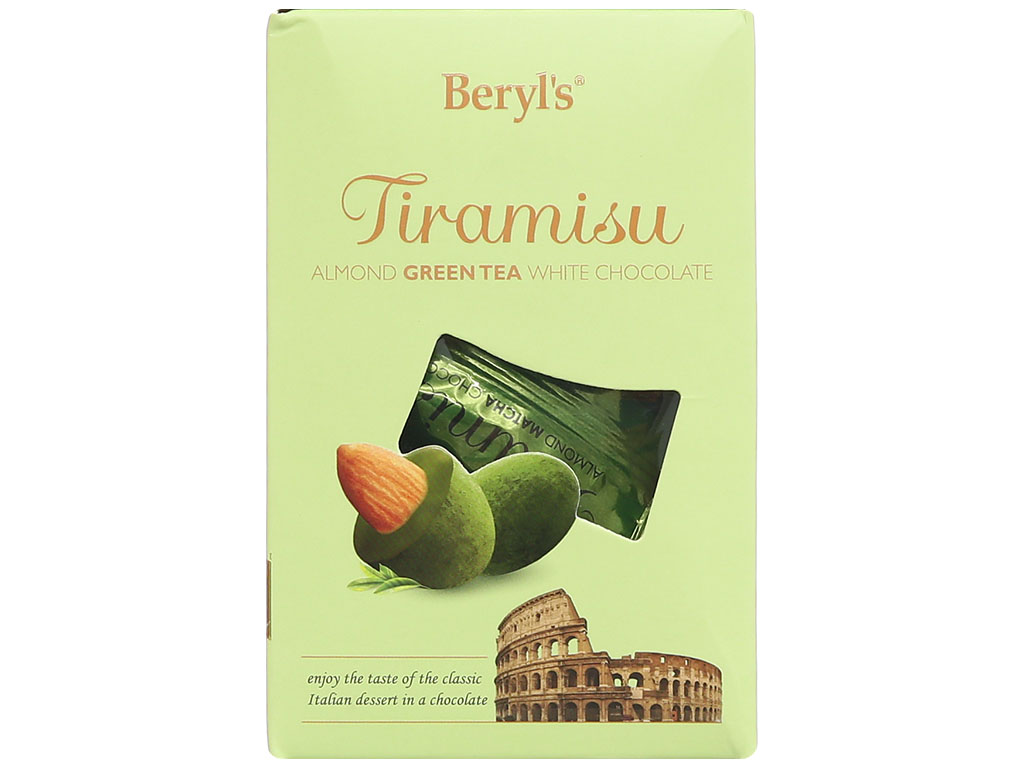 Socola Beryl's Tiramisu Green Tea Chocolate 100gram