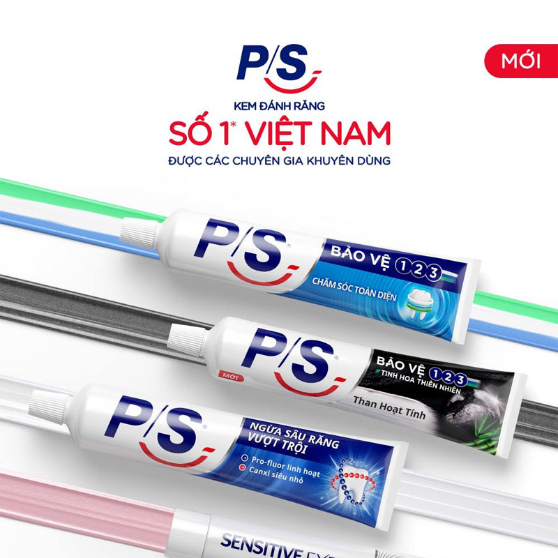 [HCM]Kem đánh răng P/S Ngừa Sâu Răng
