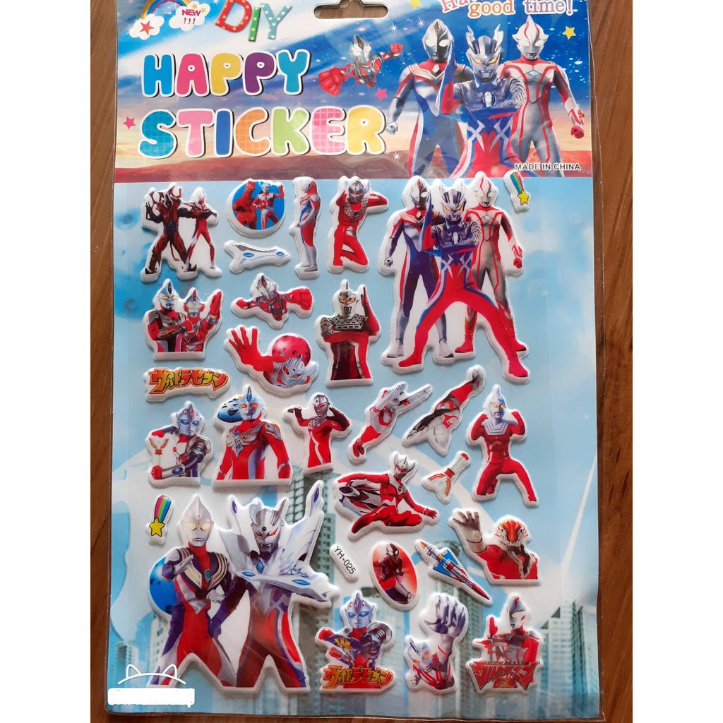 Bộ Hình Dán Công Chúa / Siêu Nhân Cho Bé