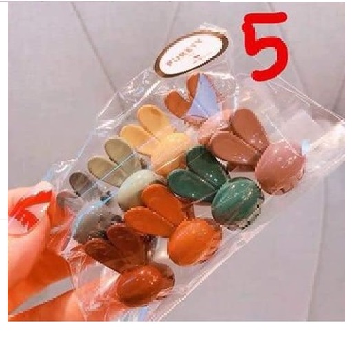Sét 8 cặp tóc xinh yêu cho bé, túi 8 cặp tóc cho bé, cặp tóc bé gái, cặp tóc mái cho bé