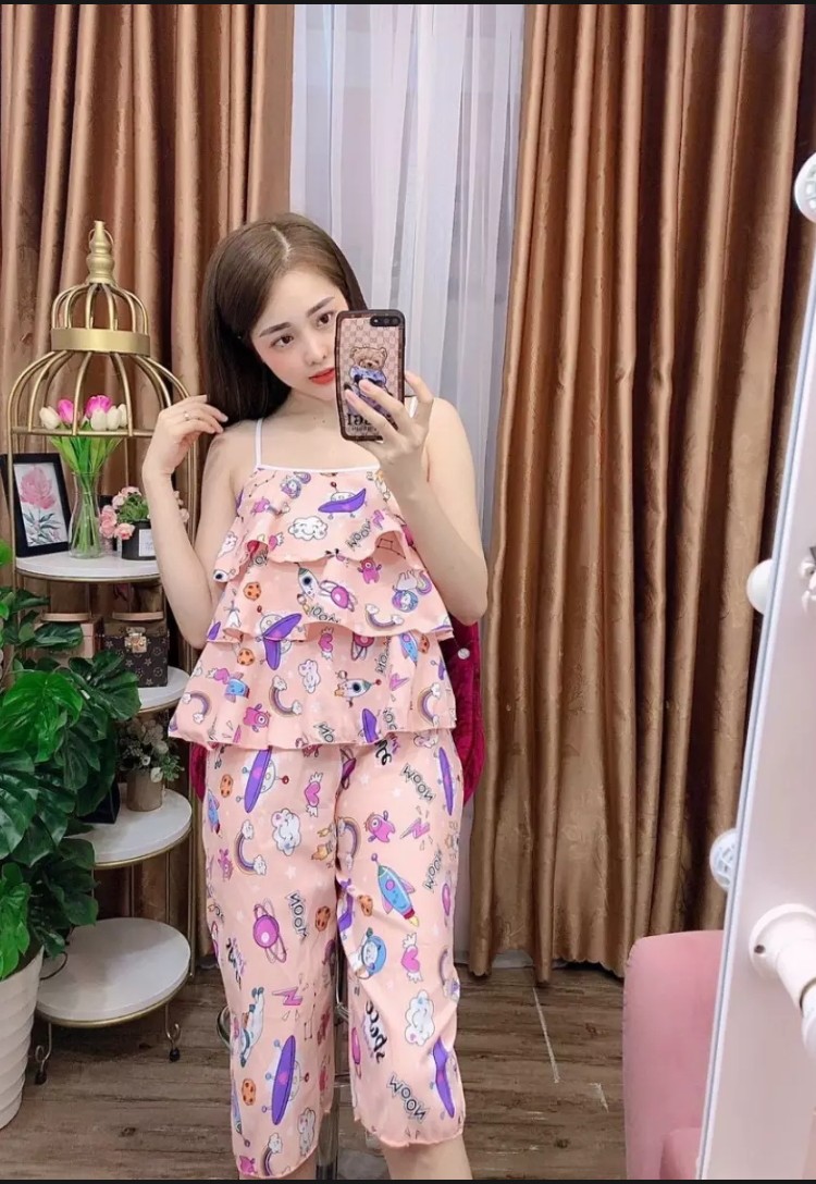 Set Lửng Nữ Vải Kate Thái Thoáng Mát Dưới 58kg