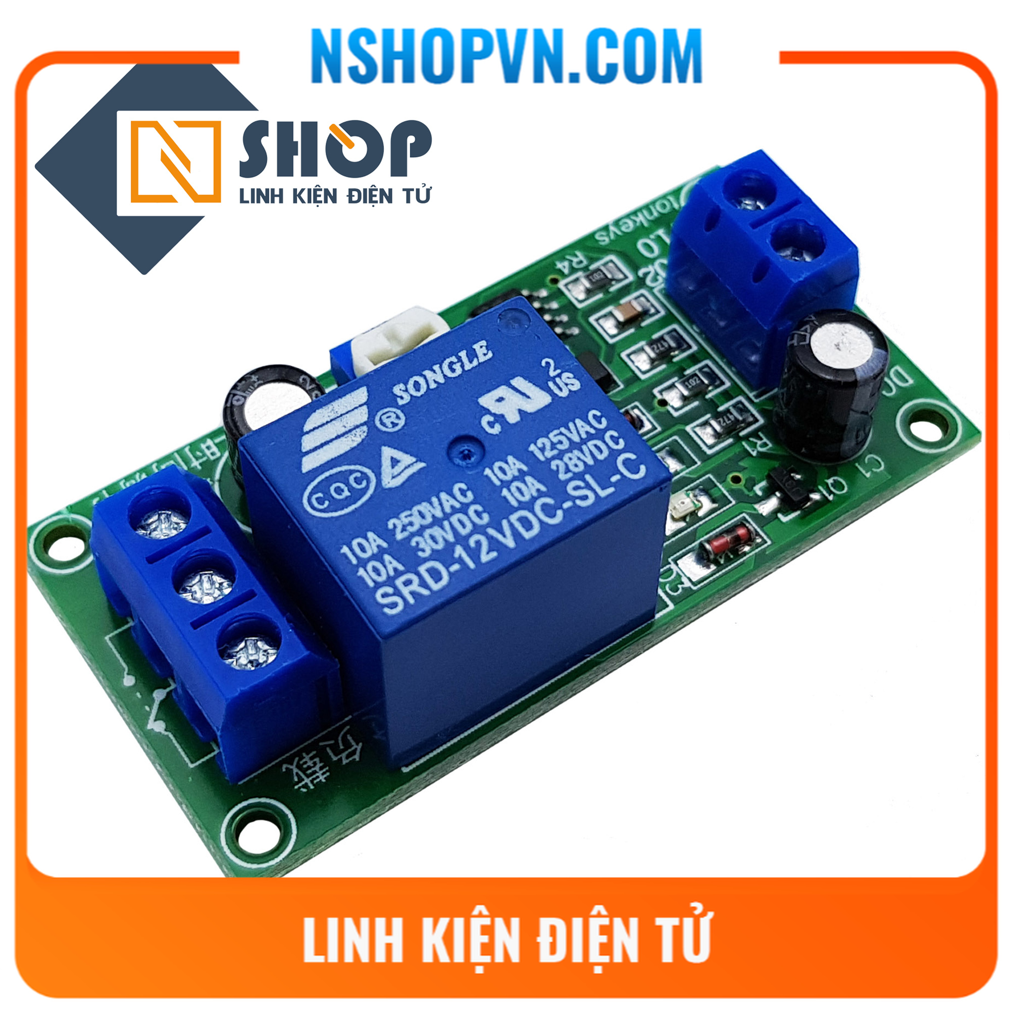 Module relay tạo trễ 0-60s