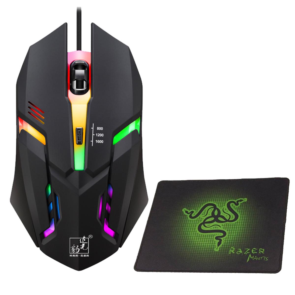 [Free K11 Mouse Pad] Super Beautiful Gamer-Style K2 Multi-Color Led Mouse