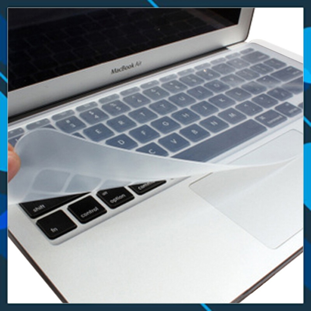 Tấm silicon phủ bảo vệ bàn phím laptop máy tính chống bụi chống nước, miếng dán bàn phím laptop Dell, Hp, Asus, Macbook