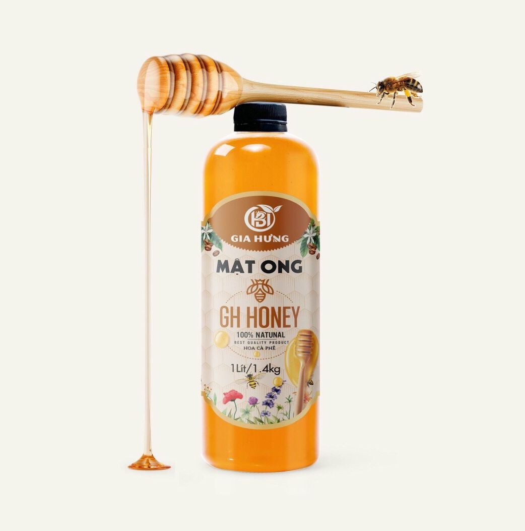 Mật ong hoa cà phê nguyên chất 100% - đặc sản đắc lắc
