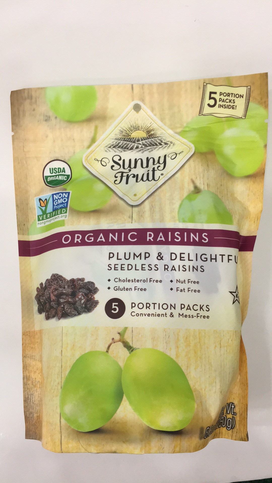 Nho khô hữu cơ Sunny Fruit 250g
