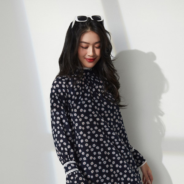 [NHẬP MÃ NOVFALAZSOCIAL02 GIẢM 40K ĐƠN 199K  ] Đầm Maybi babydoll phối ren