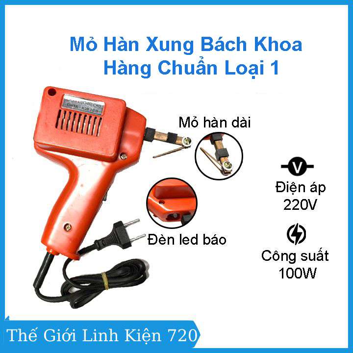 Mỏ hàn xung bách khoa công suất 100w 220v hàng chuẩn loại 1