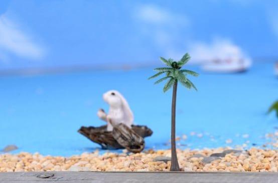 Phụ kiện trang trí: Cây dừa mini * 3 chi tiết