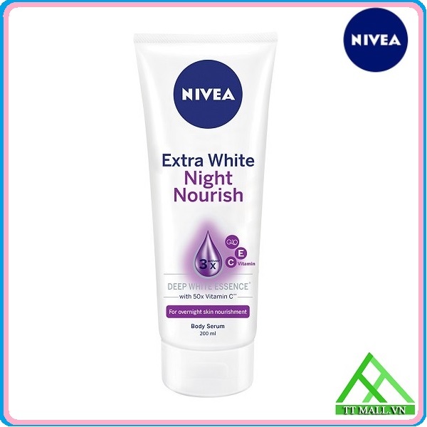BÁO GIÁ SỮA DƯỠNG THỂ NIVEA EXTRA WHITE NIGHT NOURISH TRẮNG DA BAN ĐÊM 250ML | Shopee Lazada Sendo Tiki mới nhất 14 Serum Dưỡng Thể Trắng Da Ban Đêm NIVEA Extra White Night Nourish 200ml
