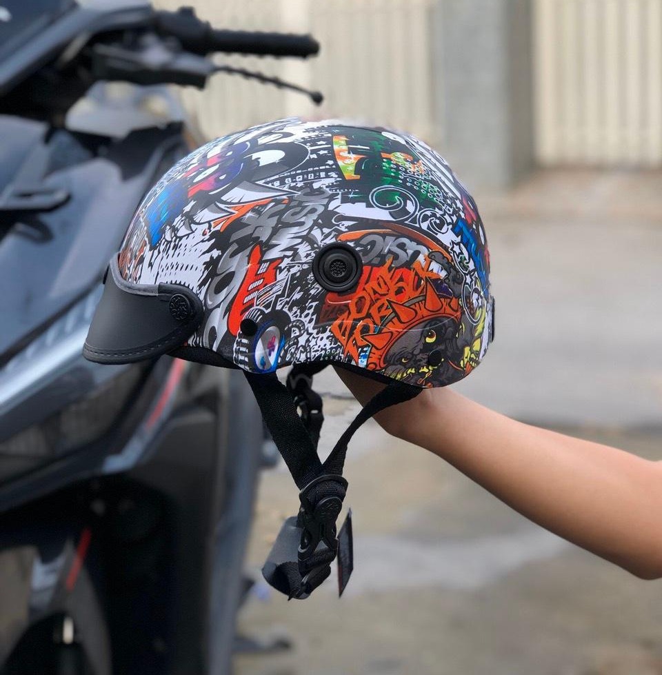 nón bảo hiểm nhúng carbon cực hot