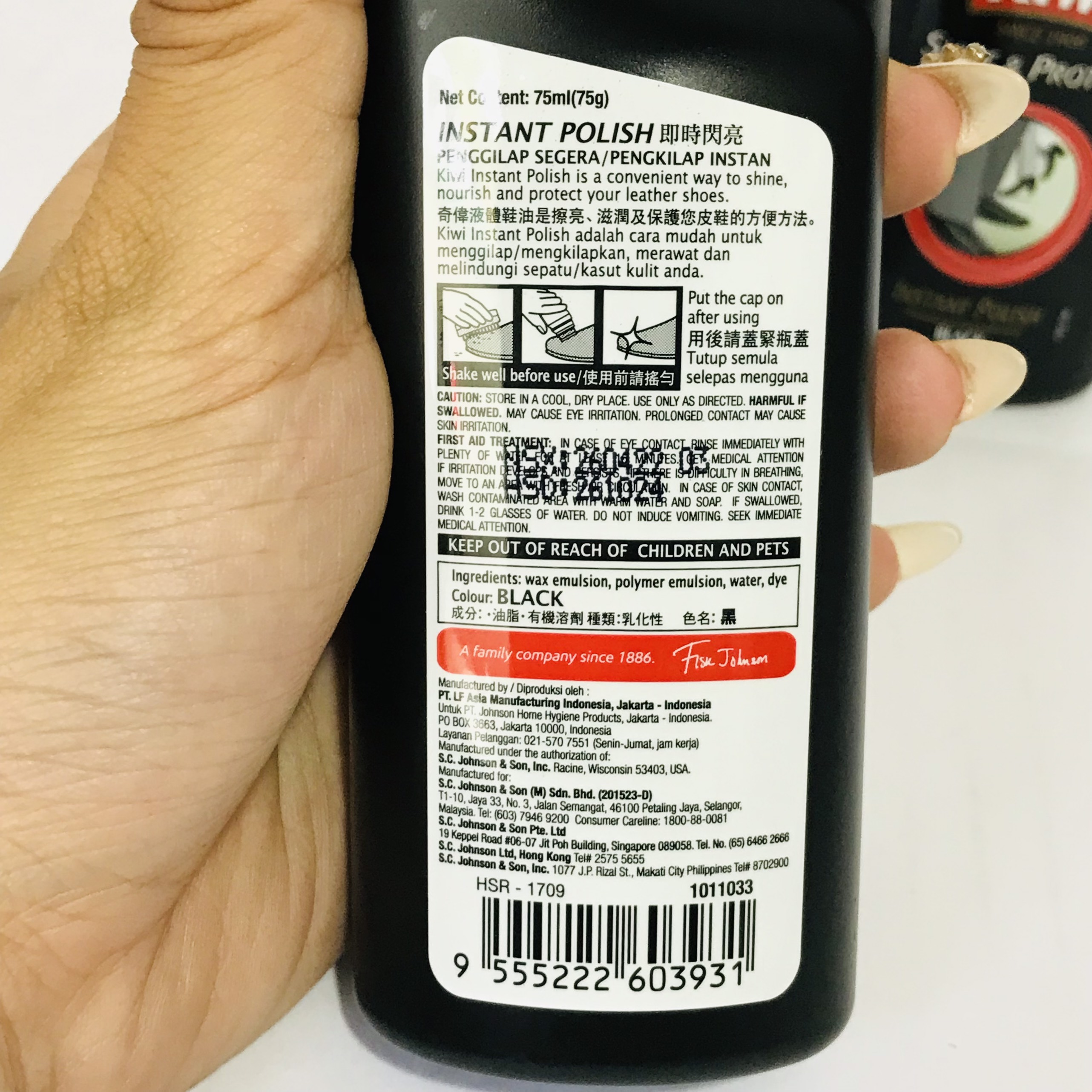 Xi nước đánh giầy KIWI  75ml
