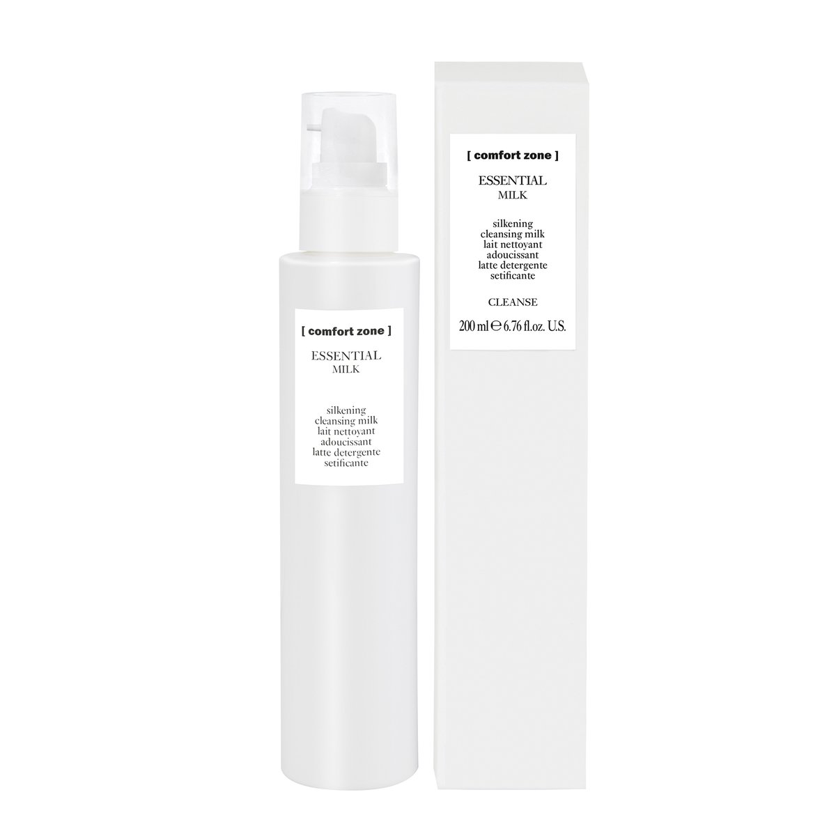 Sữa rửa mặt dịu nhẹ Comfort Zone Essential Milk 200ml
