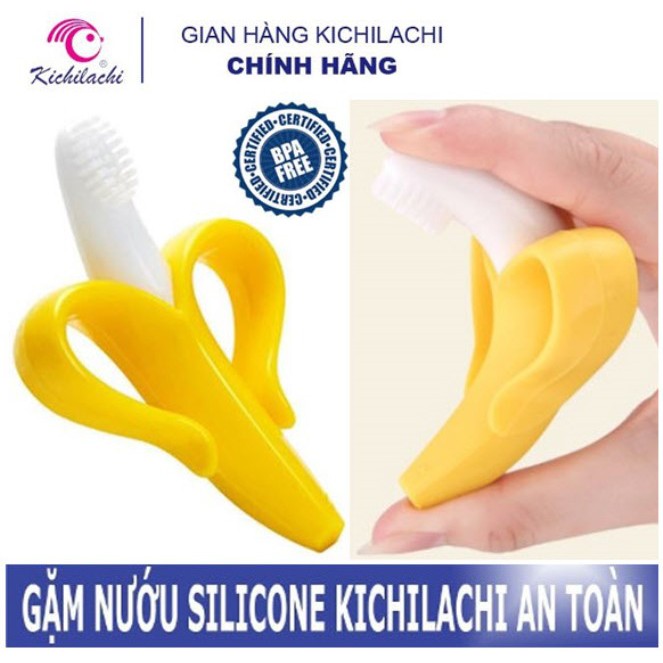 Ngậm nướu cho bé hình trái chuối Kichi