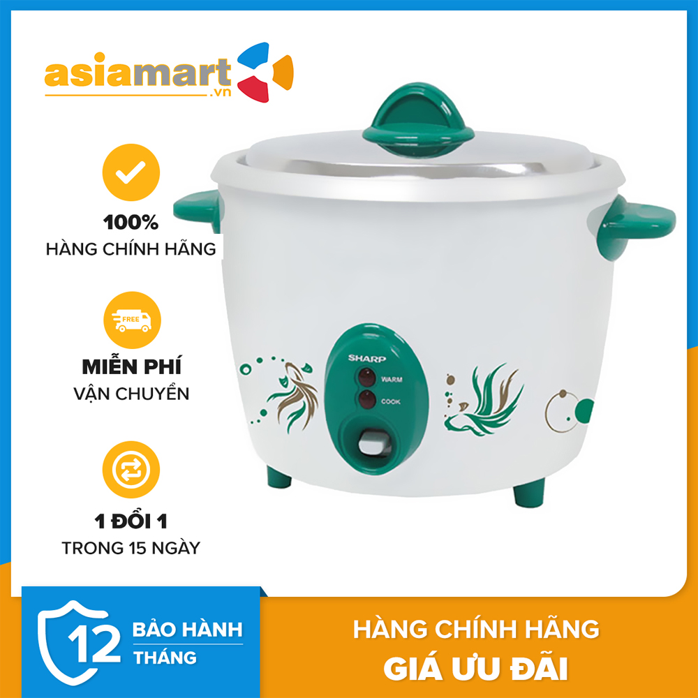 Nồi cơm điện nắp rời Sharp KSH-D06V 0.6 lít