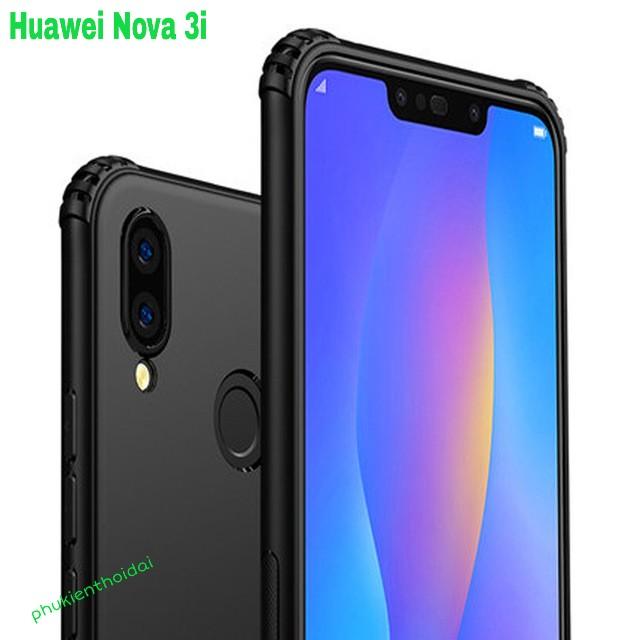 Ốp Huawei Nova 3i dẻo màu TPU chống sốc thế hệ mới bảo vệ camera