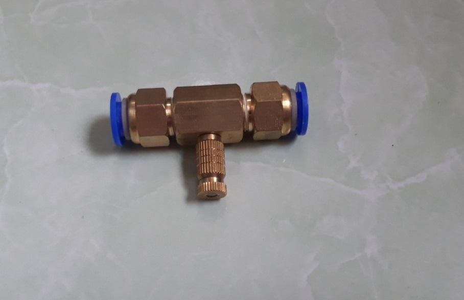 Set 5 đế đồng GẮN ỐNG 10 mm + 5 béc phun sương (béc phun từ số 1-8)