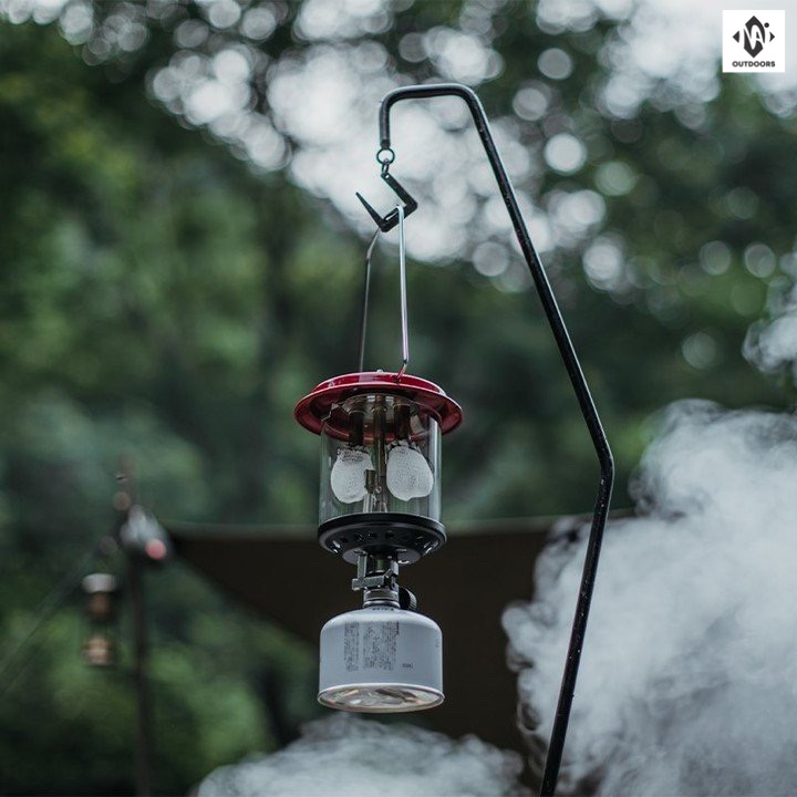 Đèn Gas 2 Bấc Dã Ngoại Campingmoon T-8