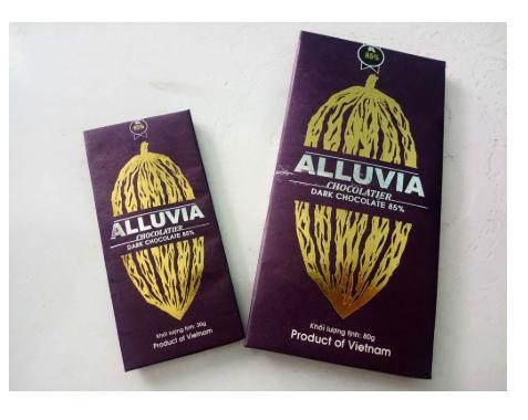 Socola Đen Alluvia 85% Cacao 80g