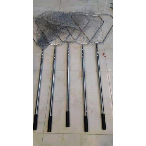 VỢT XÚC CÁ INOX 3M SIÊU KHỎE, CHẮC CHẮN