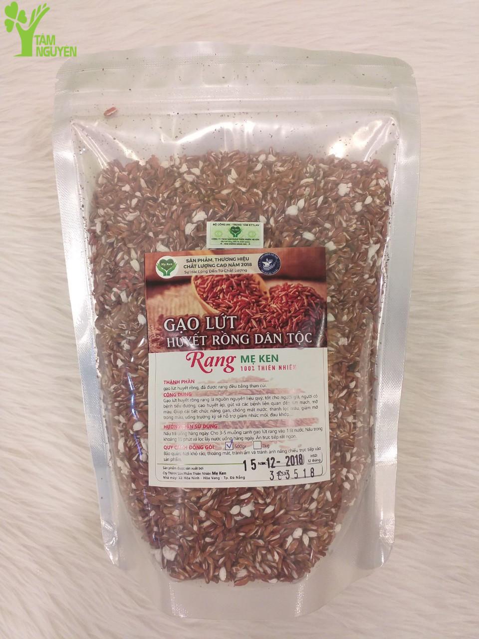 GẠO LỨT HUYẾT RỒNG DÂN TỘC RANG MẸ KEN 500GR