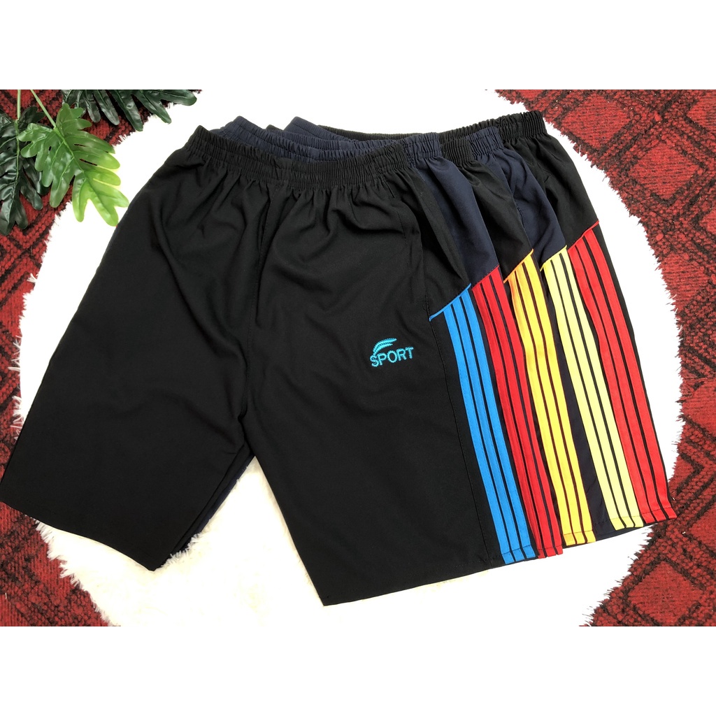 Quần Đùi Nam,Quần Short Nam Thể Thao Phối 3 Sọc, Nhẹ, Mát- DUIGIO03