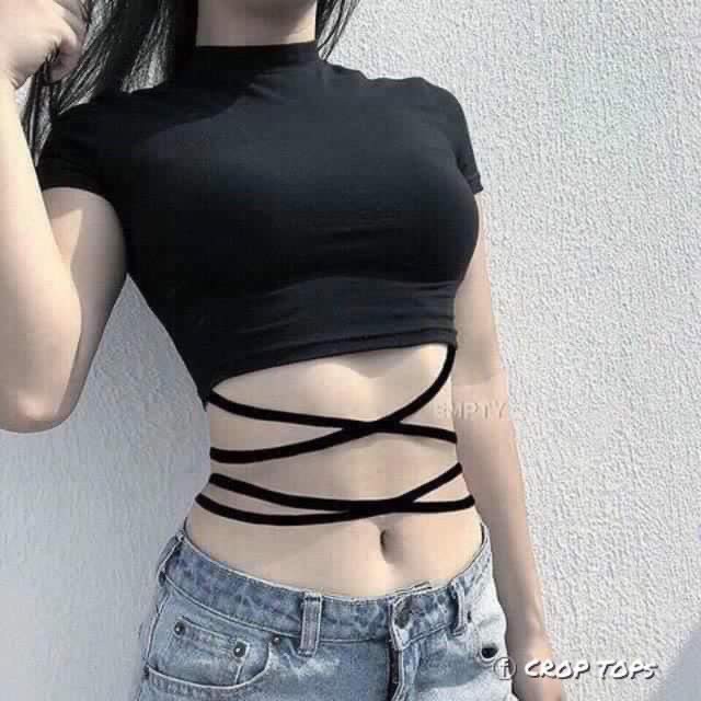 Áo crotop dây buộc NTA0321