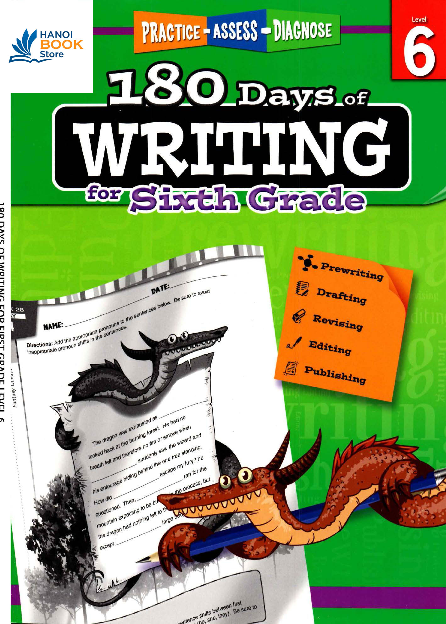 180 days of writing for kindergarten level k-6