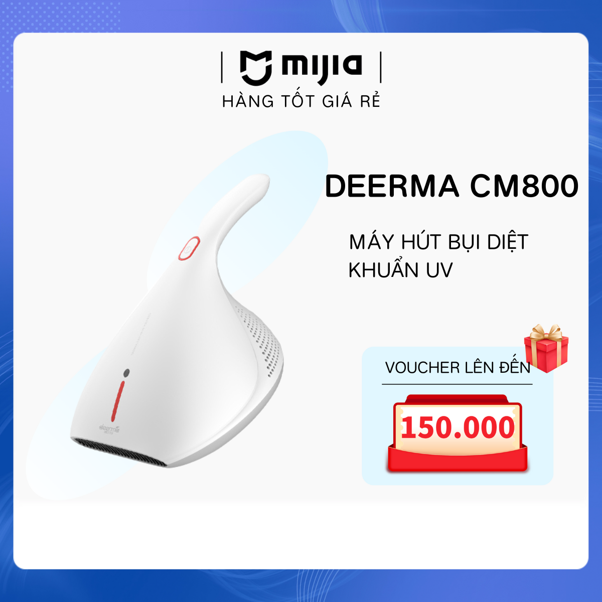 Máy Hút Bụi Giường Nệm  Diệt Khuẩn Deerma CM800