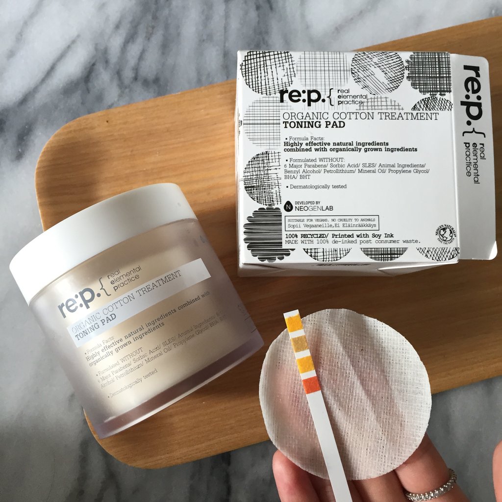 Toner dạng miếng RE:P Organic cotton treatment toning pad (130ml)