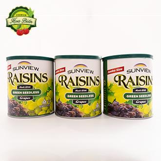 Nho khô Raisins Sunview xanh 425gr