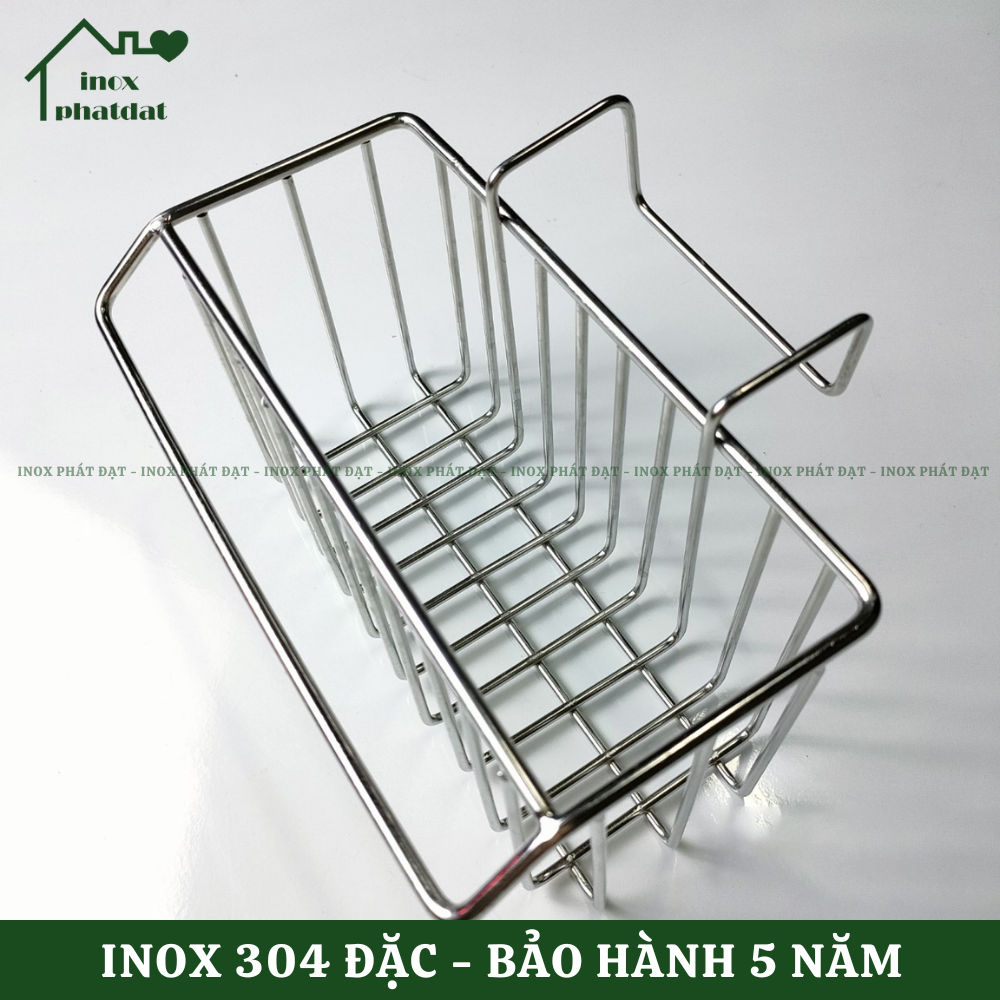 Rổ để chai nước rửa chén Inox 304 PHÁT ĐẠT, giá đựng đồ rửa chén (SP100)