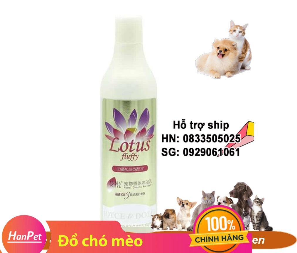 Hanpet - SP 1287 Joyce & doll 400ml - Sữa tắm cho chó mèo ( Joyce & Dolls 400) Dầu gội đầu chó mèo / tri