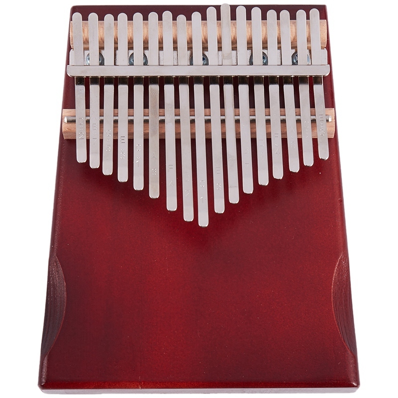 Kalimba Thumb Piano 17 Keys with Mahogany Wood Hammer and Music Book, Perfect for Kids Adult Beginners Malaysia