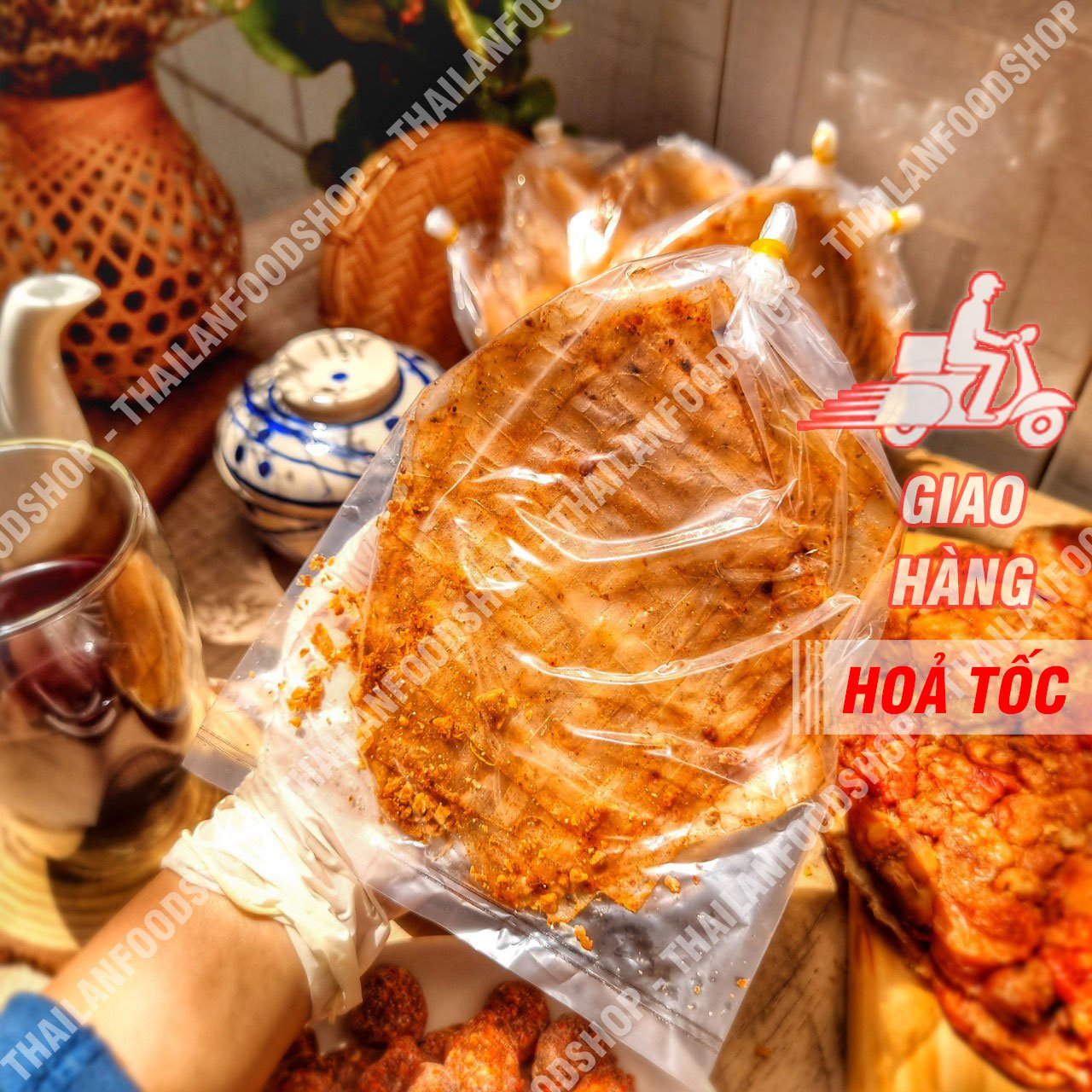 Bánh Tráng Muối Tỏi Siêu Ngon