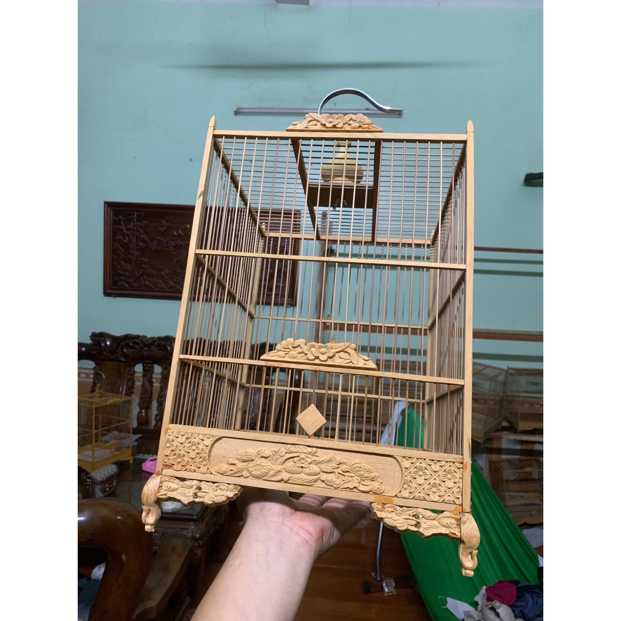 lồng chim tự ráp chim hút mật
