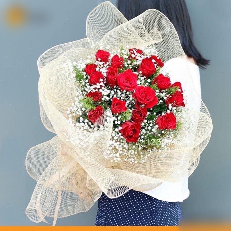 Lưới thô gói hoa (Cuộn to)