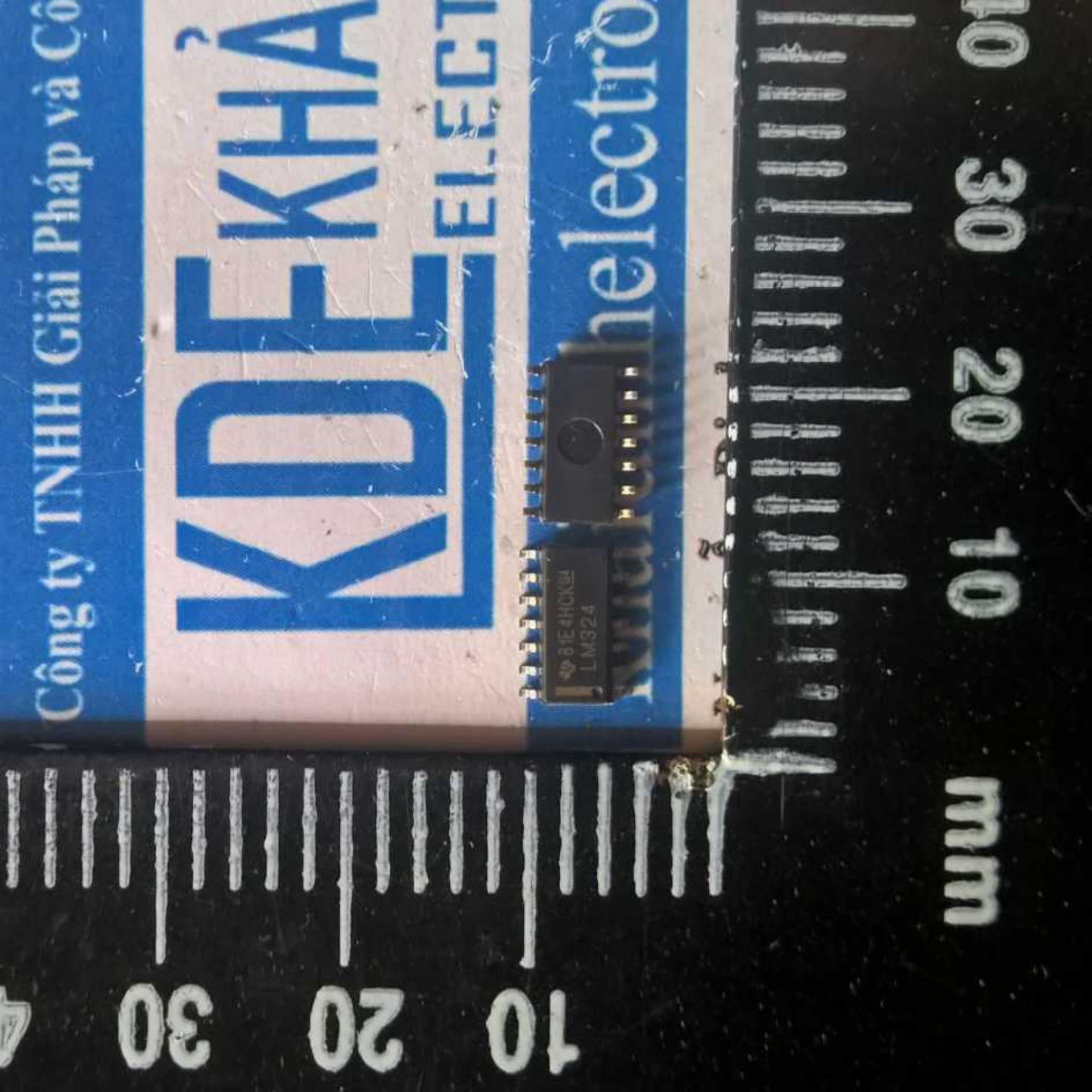 10 con lm324dr lm324 324 sop-14 4*opamp opamp bốn chân dán kde1444