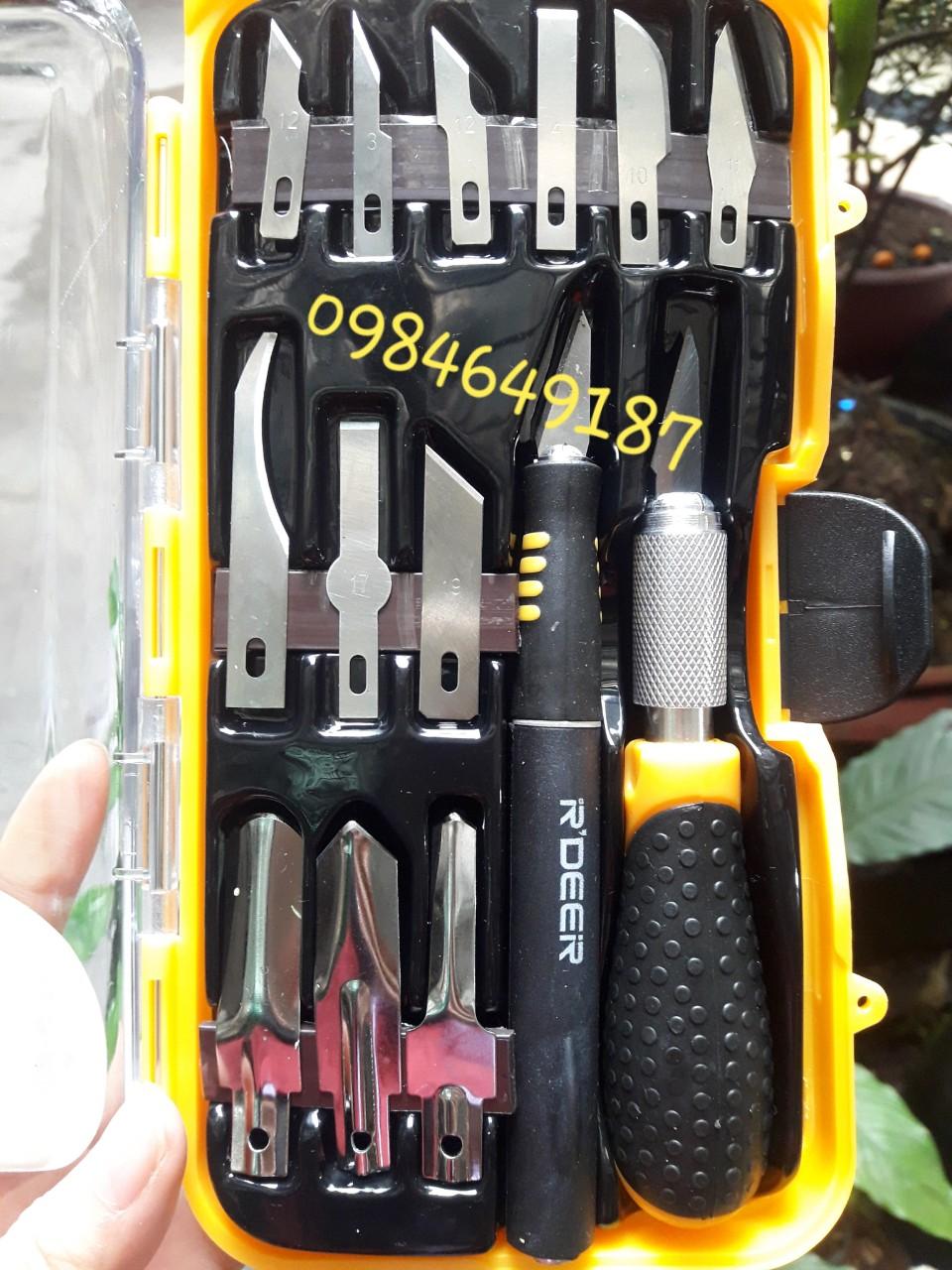 Bộ dao cắt tỉa hoa quả cây 14 món