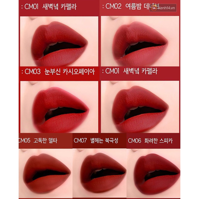 Son Kem Lì Black Rouge Cream Matt Rouge
