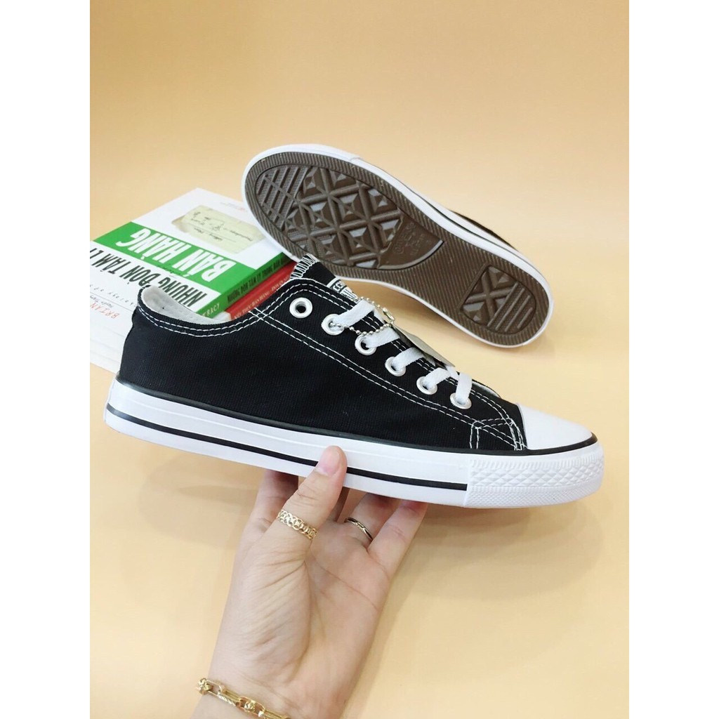 Giày Converse Allstar  Đen Cổ Thấp Nam Nữ